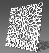 Резная 3D перегородка Р18 Солнечный лес
